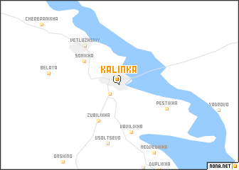 map of Kalinka