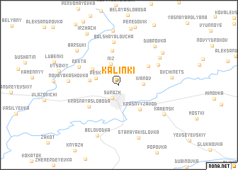 map of Kalinki