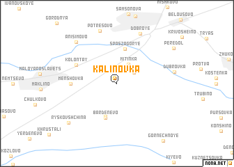 map of Kalinovka