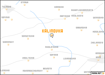 map of Kalinovka