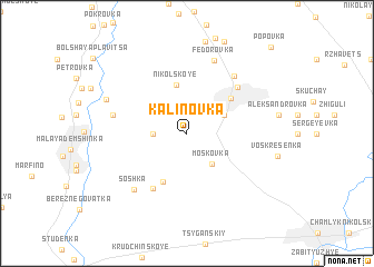 map of Kalinovka