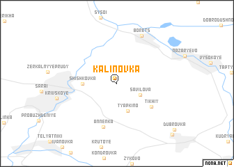 map of Kalinovka
