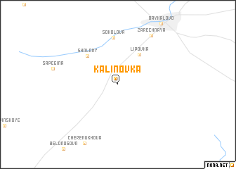 map of Kalinovka