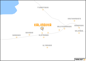 map of Kalinovka