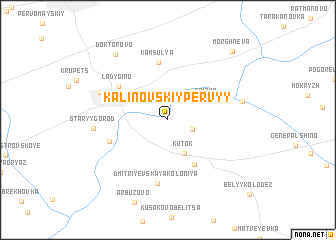 map of Kalinovskiy Pervyy