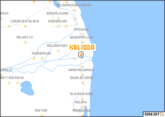 map of Kalioda