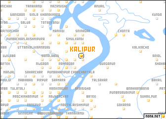 map of Kālipur