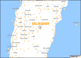 map of Kaliriohan