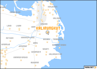 map of Kalirungkut