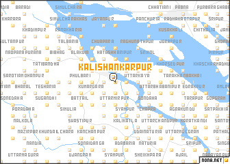map of Kāli Shankarpur