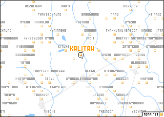 map of Kalitaw
