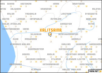 map of Kalítsaina