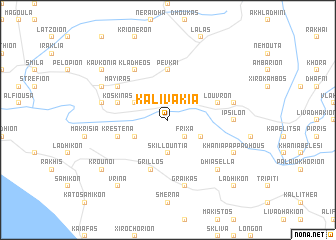 map of Kalivákia