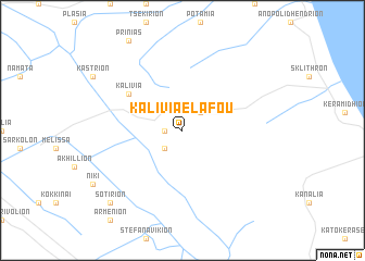 map of Kalívia Eláfou