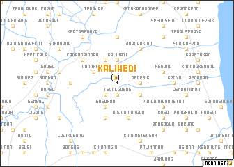 map of Kaliwedi