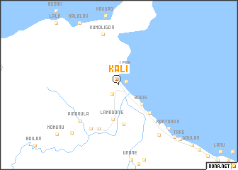 map of Kali