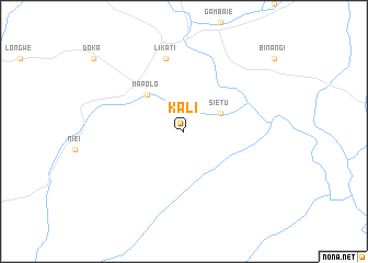 map of Kali