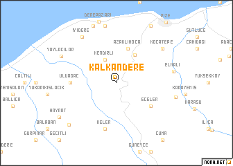 map of Kalkandere