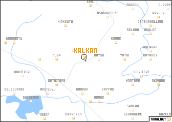 map of Kalkan