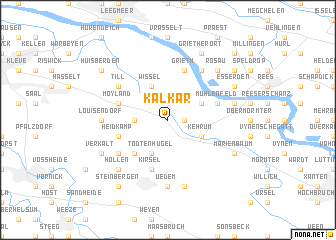 Kalkar (Germany) map - nona.net