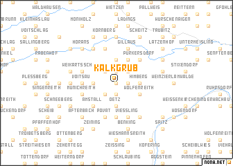 map of Kalkgrub