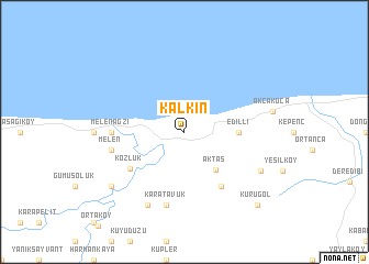 map of Kalkın