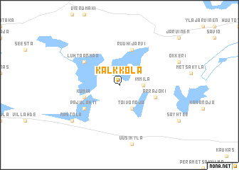 map of Kalkkola