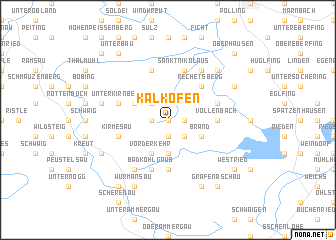 map of Kalkofen