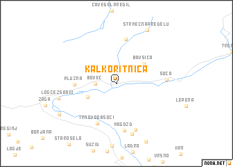 map of Kal-Koritnica