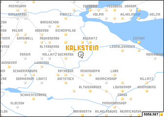 map of Kalkstein