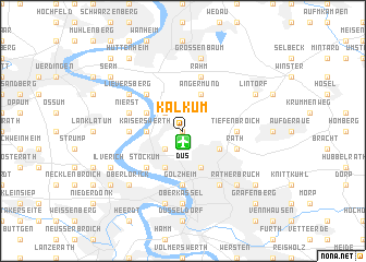 map of Kalkum