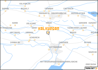 map of Kalʼ-Kurgan