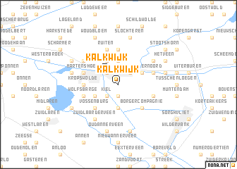 map of Kalkwijk