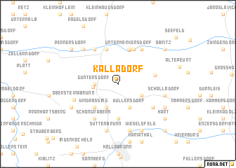 map of Kalladorf