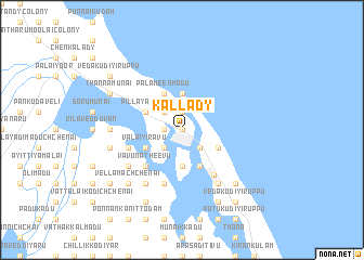 map of Kallady