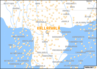 map of Kallarwāla