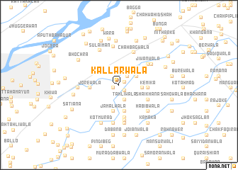 map of Kallarwāla