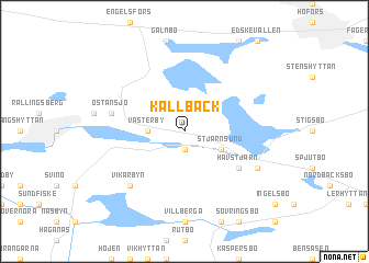 map of Kallbäck