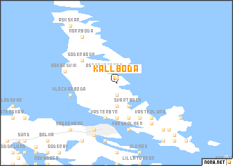 map of Kallboda