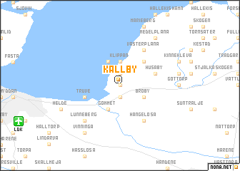map of Källby