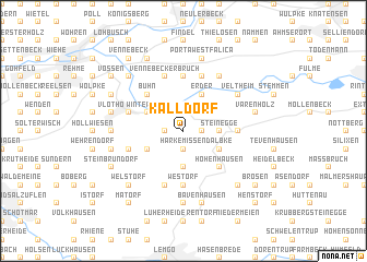 map of Kalldorf