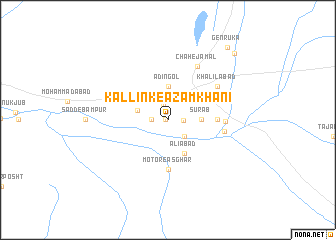 map of Kallīnk-e A‘z̧am Khānī