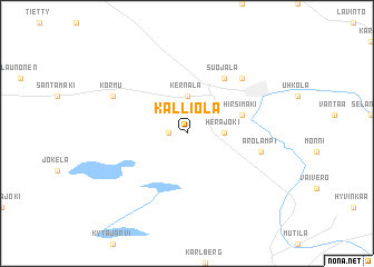 map of Kalliola