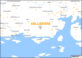 map of Kalliorinne