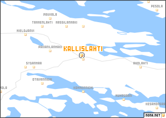 map of Kallislahti