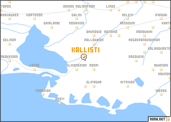 map of Kallísti