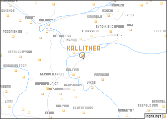 map of Kallithéa