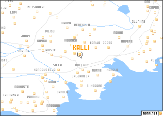 map of Kalli