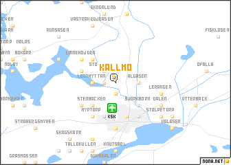 map of Källmo