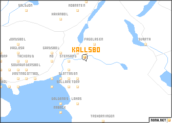 map of Källsbo